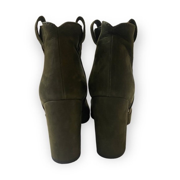 LAURENCE DACADE Pete Ankle Boots, Olive‎ Green Nubuck, Size 37.5 - Picture 5 of 12